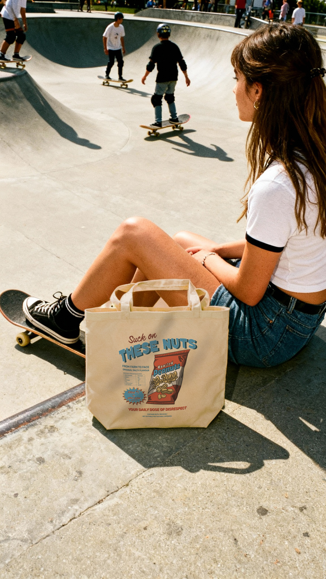 Suck on These Nuts | Organic Tote Bag
