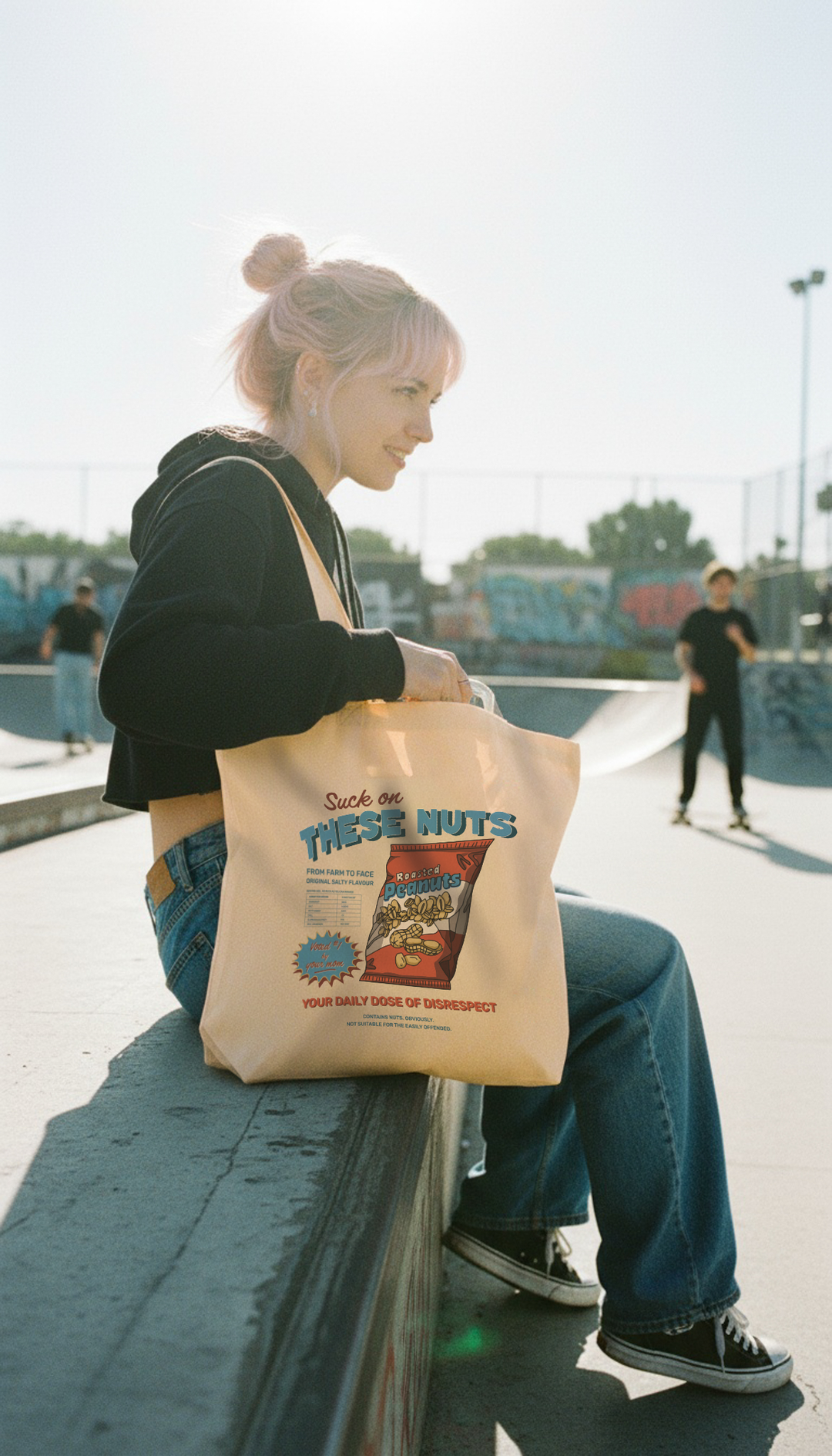 Suck on These Nuts | Organic Tote Bag