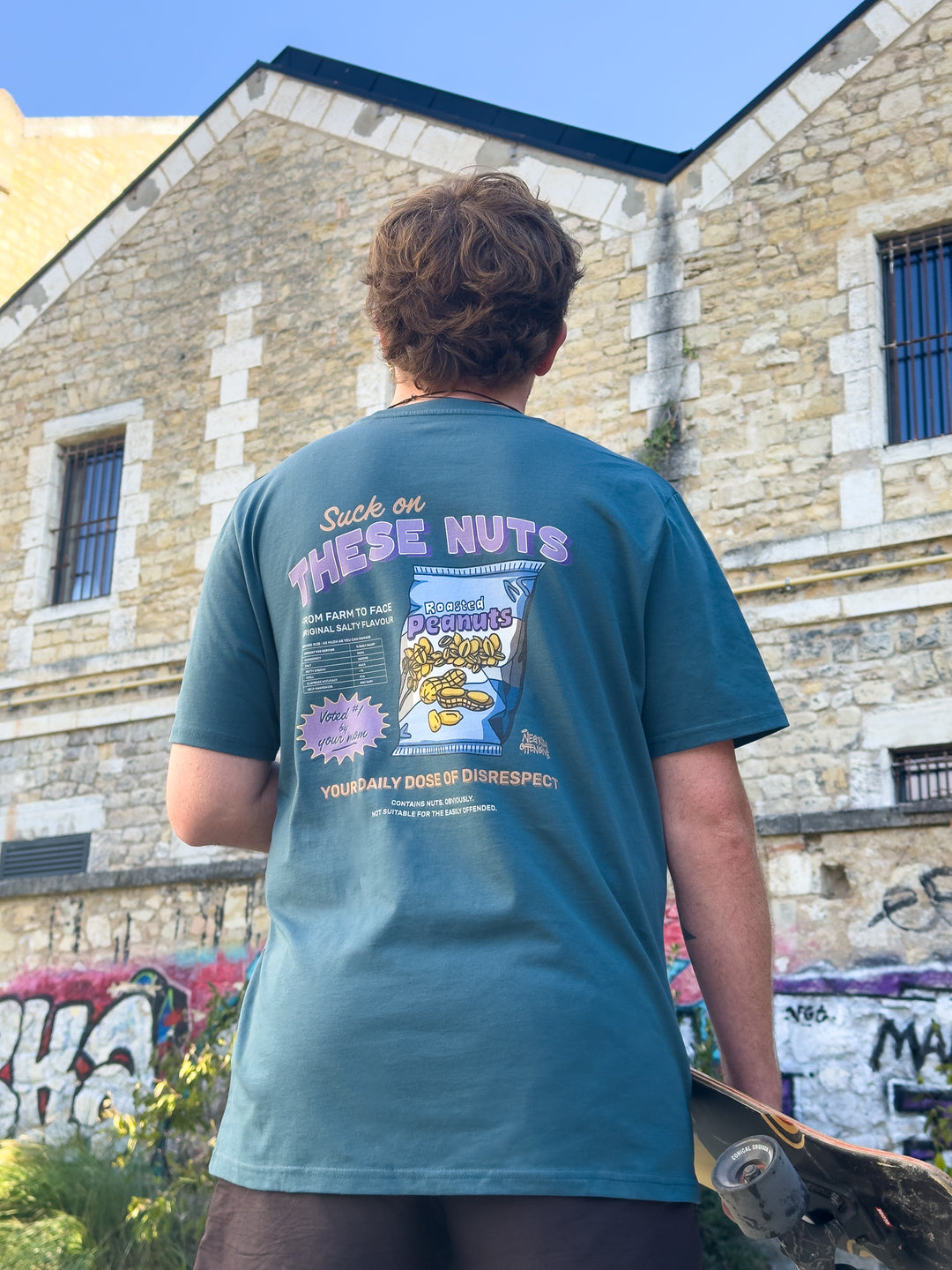 Suck on These Nuts | Organic Oversized Tee
