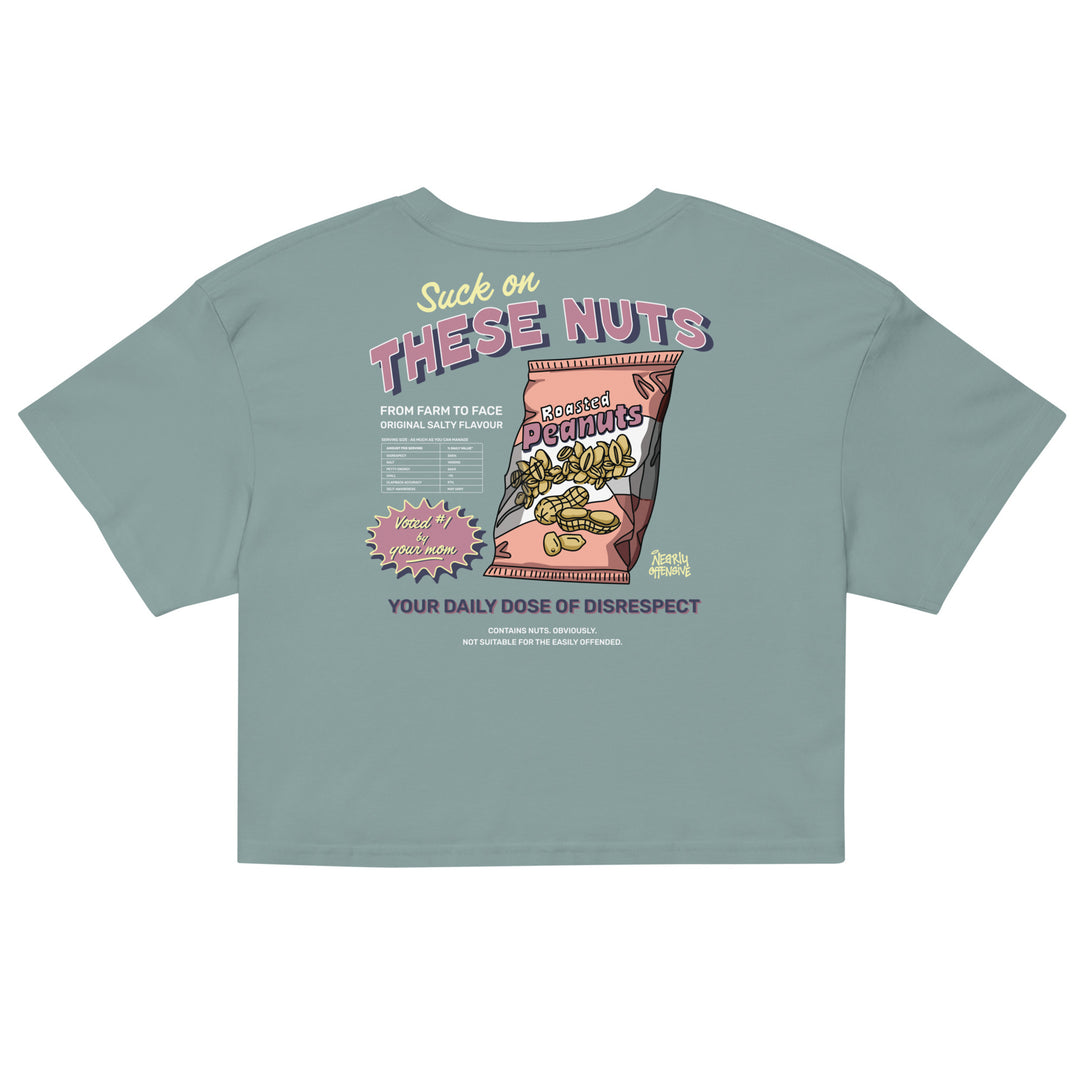 Suck On These Nuts | Relaxed Crop Top