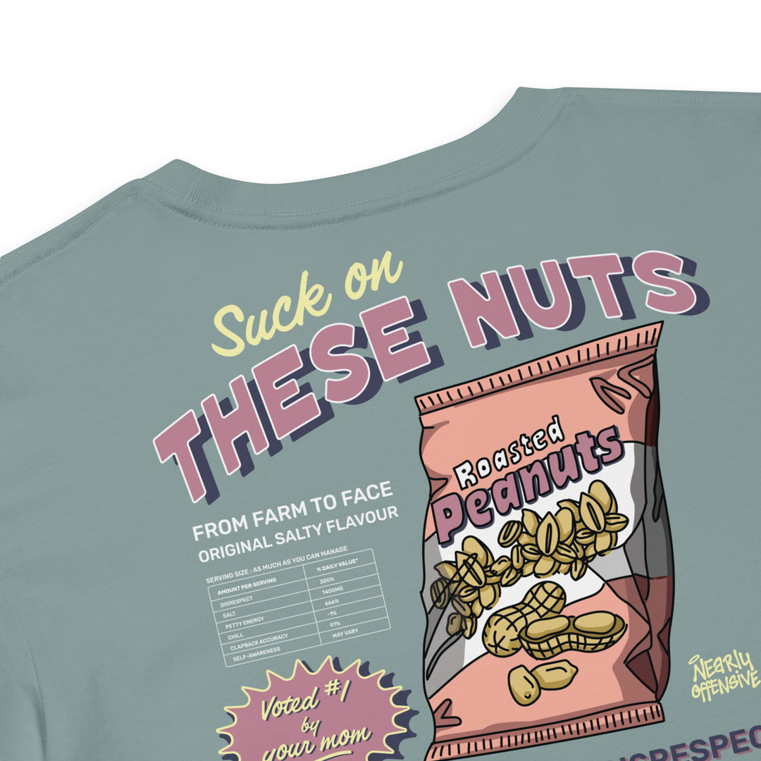 Suck On These Nuts | Relaxed Crop Top
