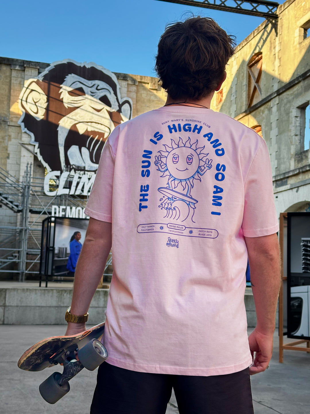 The Sun is High and So am I | Organic Oversized Tee