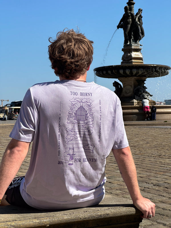 Too Horny for Heaven | Organic Oversized Tee alternate image