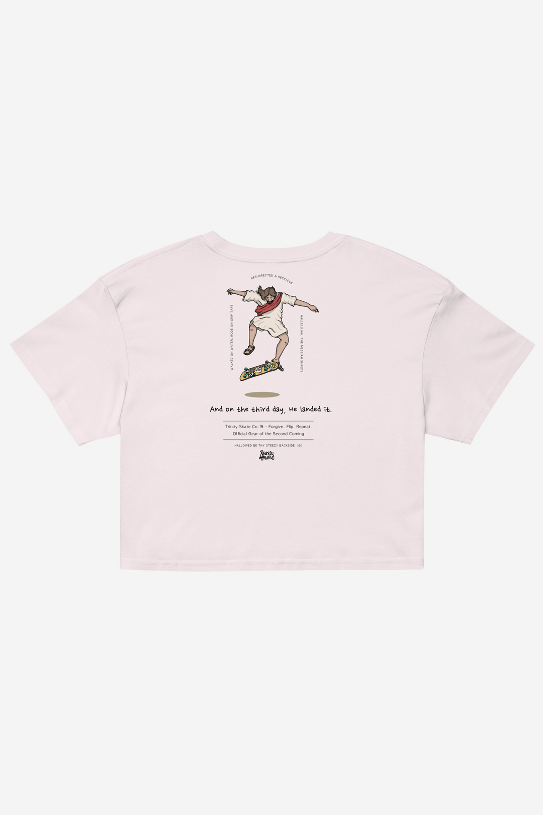 And On The Third Day, He Landed It | Relaxed Crop Top