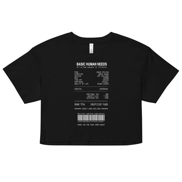 Cost of Living Receipt - Front Print alternate image